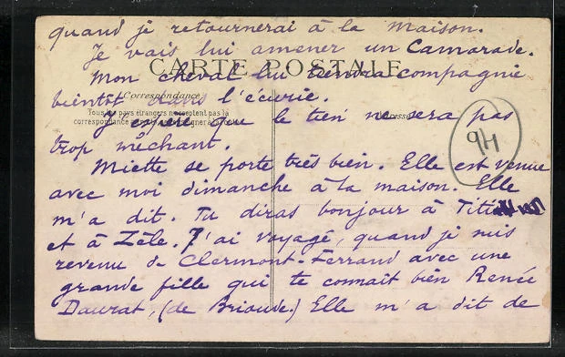 CPA Joinville-le-Pont, Ecole Normale Militaire de Gymnastique et d´Escrime, le 2