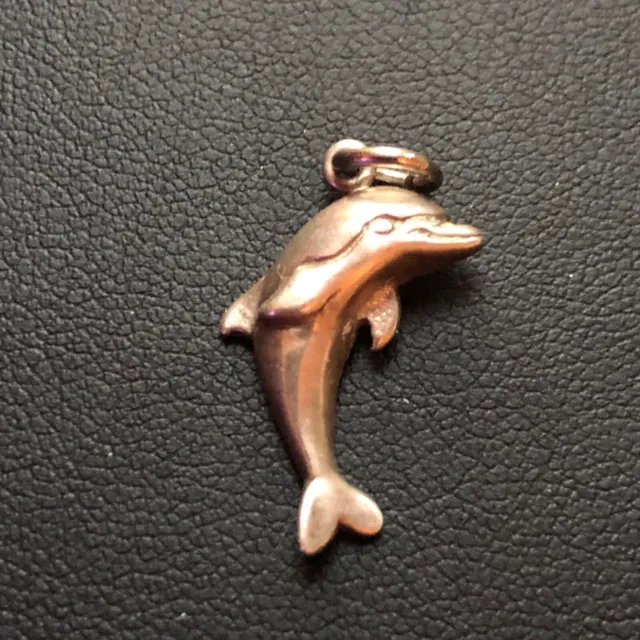 Dolphin 🐬 Sterling Silver Signed Vintage Charm