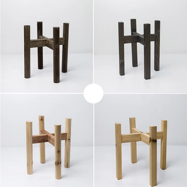 Stand en bois Century stand en bois rack en bois jardin extérieur pots 4