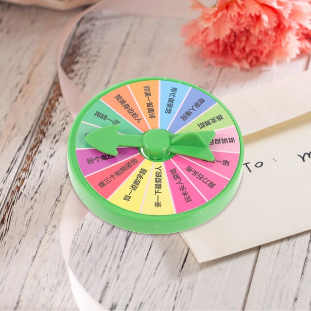 10 piezas rueda de castigo de fiesta Game Wheel penalizaciones rueda mesa rueda de cuerda