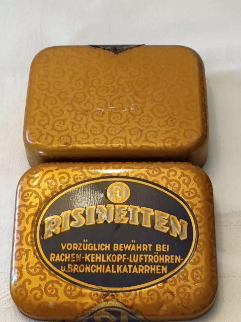 Schöne alte Blechdose Risinetten, vintage, Dose,Apotheke Sammlerdose