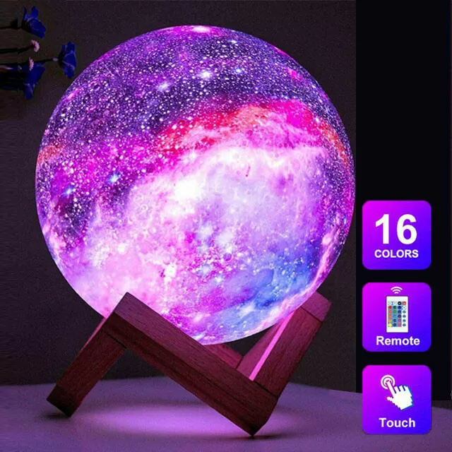 15cm LED Mond Lampe 3D Nachtlicht Touch Sensor Mondlicht Kinder Nachtlampe