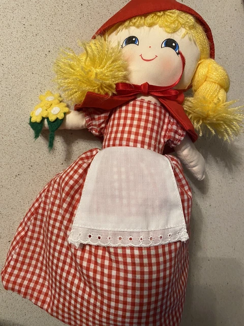 Dippity Flip Topsy Turvy Doll Little Red Riding Hood Grandma Wolf 1984 R Dakin