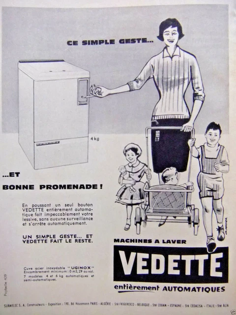 Machine A Laver Vedette Ancienne
