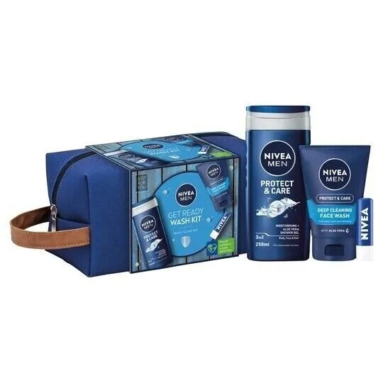 Nivea Men Get Ready Wash Kit Gift Set