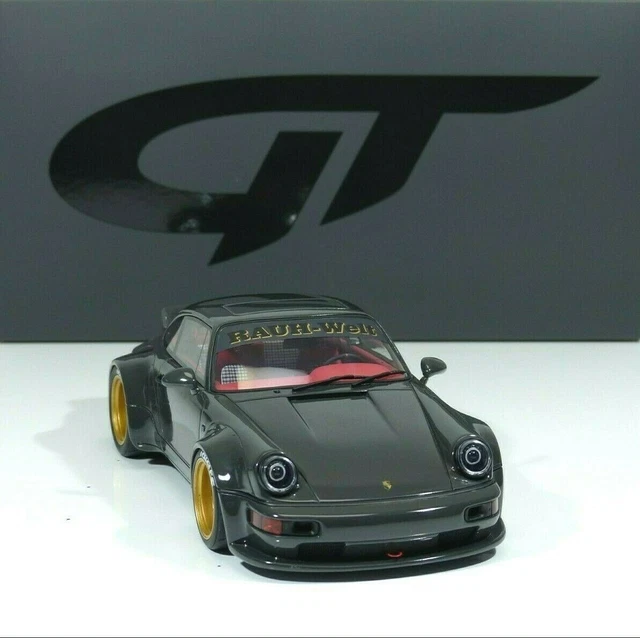 PORSCHE 911 (964) Rhau-Welt RWB Body Kit 2020 gray / gold 1:18 GT816 GT ...