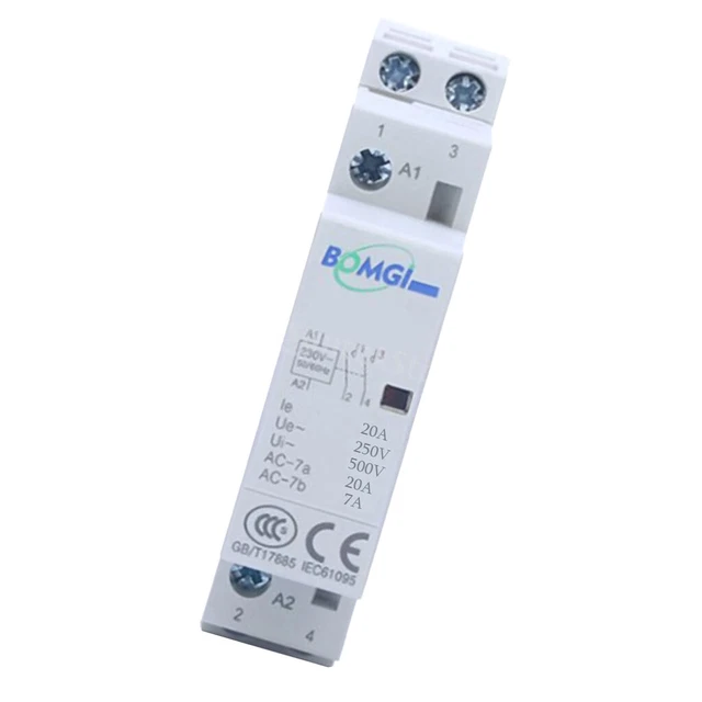 20A 230V Modular Power Contactor Contactor for Lighting, Heating, Ventilation,