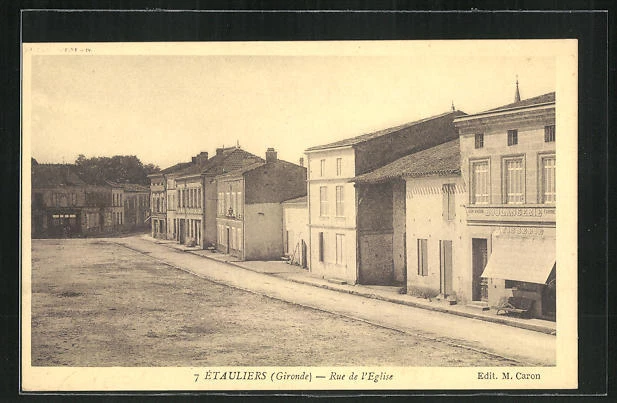 CPA Ètauliers, Rue de l´Èglise