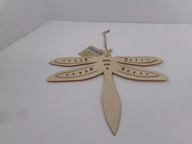 Dragonfly laser Cut Out Unfinished Wood Shape Craft Supply Crafter's Square