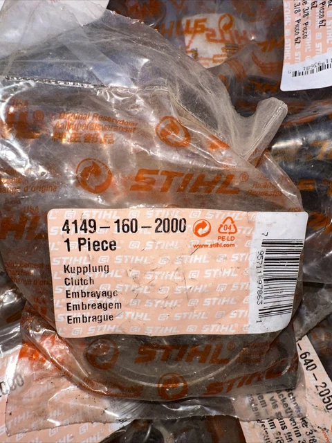Genuine STIHL Clutch Kit FS91 FS94 KM91 – OEM 4149-160-2000 With Multiple Models