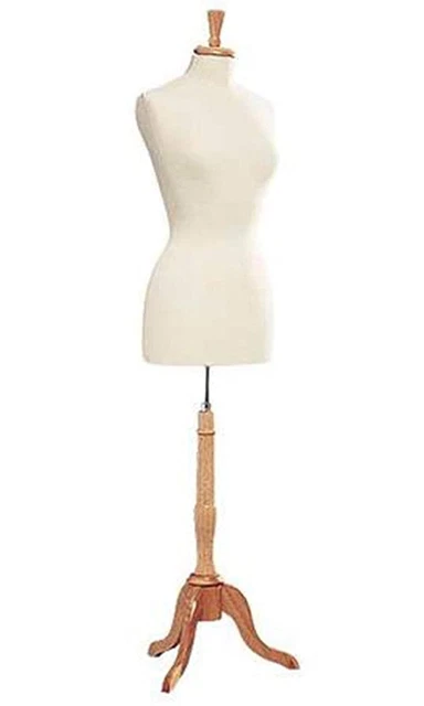 Womens Dressmaker Form Jersey Seamstress Dress Off White Mannequin Female Stand Womens Dressmaker Form Jersey Seamstress Dress Off White Mannequin Female Stand