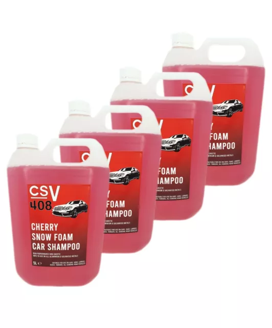 Snow Foam Concentrate Cherry Scented 4 x 5L CSV