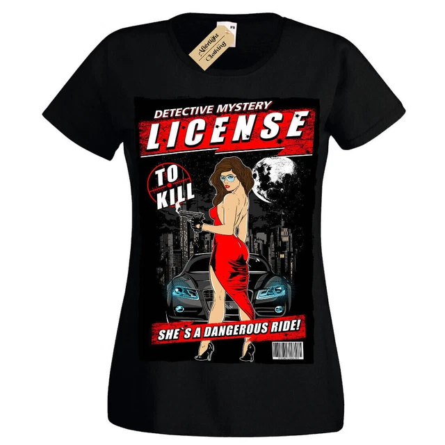 T-shirt lifestyle biker cafe racer moto donna donna donna