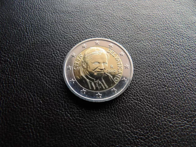 Vatican 2010 2 euro coin  UNC His Holiness Pope Benedict XVI