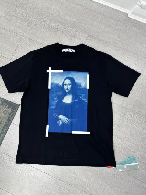 Maglia off on sale white mona lisa
