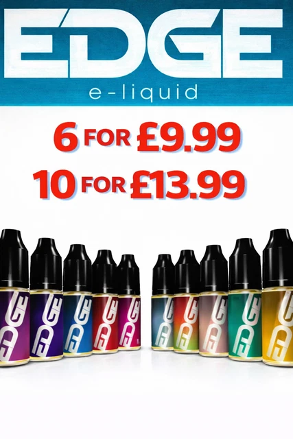 why do i get liquid in my mouth when vaping Vaping Cartomisers EDGE Vape Liquids main image 1