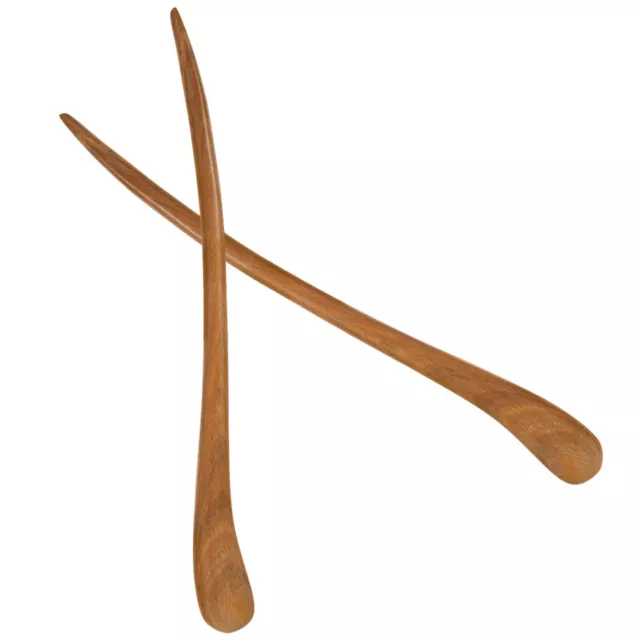 2 Wooden Hairpin Chopsticks for Chinese/Japanese Hairstyles