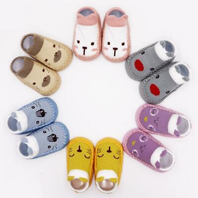 Newborn Baby Girls Kids Toddler Infant Anti Slip Shoes Boys Slipper Floor Socks