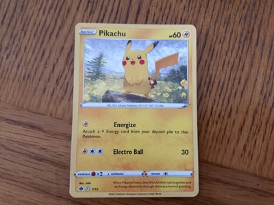 holo mcdonalds pikachu card