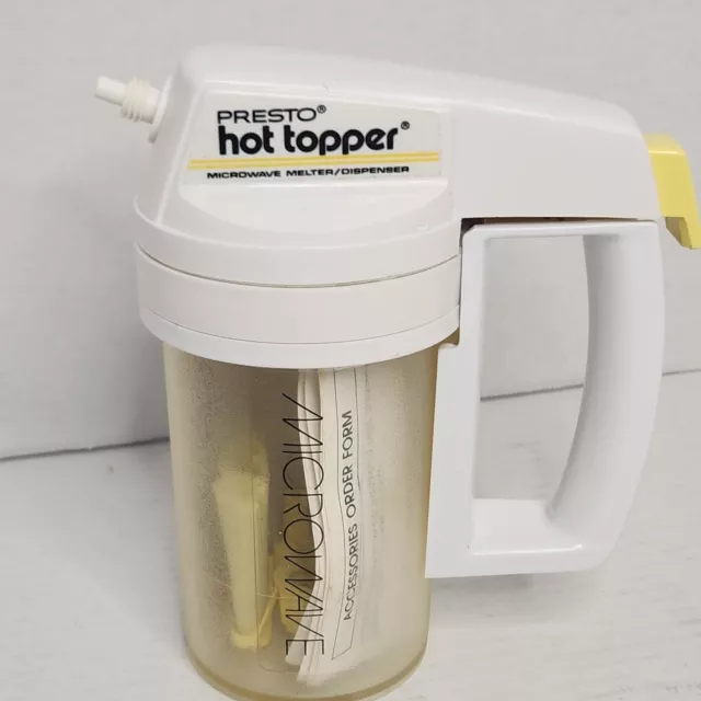 Presto HotTopper Butter Melter Dispenser Sprayer Electric With