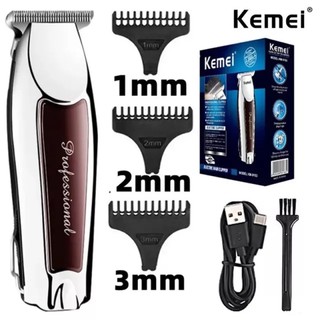 KEMEI KM-9163 - Professional Trimmer Like WAHL DETAILER - USB RECHARGEABLE