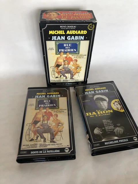 COFFRET VHS Michel Audiard Jean Gabin Collection Ren Chateau 