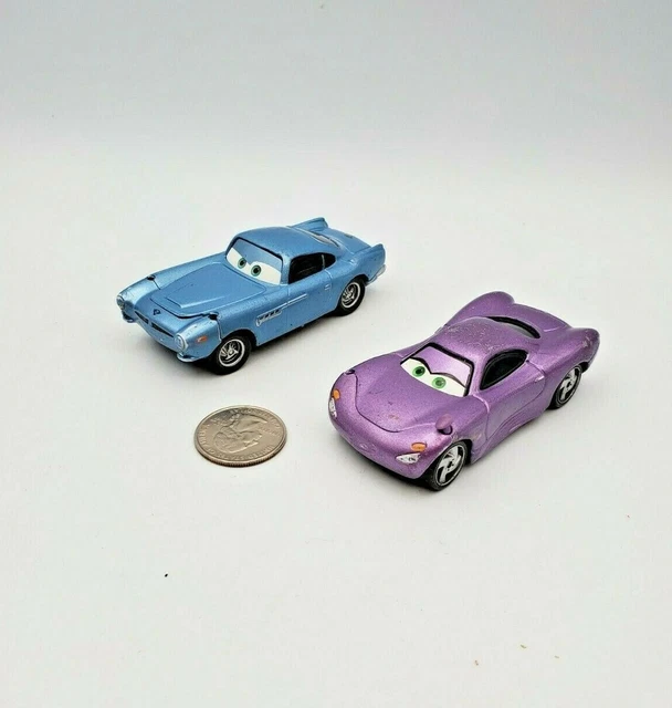 DISNEY PIXAR CARS 2 Finn McMissile Holley Shiftwell Lot x2 Diecast ...