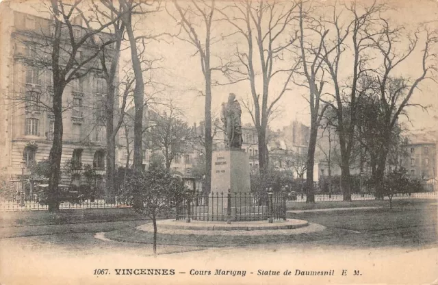 VINCENNES - Cours Marigny - Statue de Daumesnil