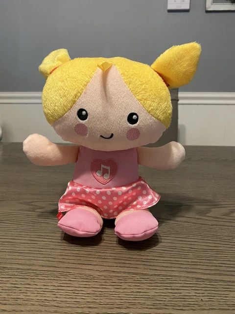 Growing Baby Silly Sweet Baby Doll Fisher-Price Plush Giggles Sounds & Music