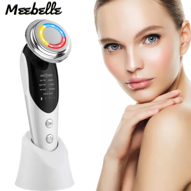 Face Lift Beauty Devices RF EMS Facial Massager LED Therapy Skin Anti Aging New