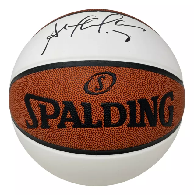 Stephon Marbury Unterzeichnet Spalding NBA Weiß Panel Replik Basketball Bas ITP