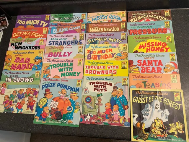 Lot of 28 Berenstain Bears Books. No Duplicates + 4 Books By Richard Scarry… Etc
