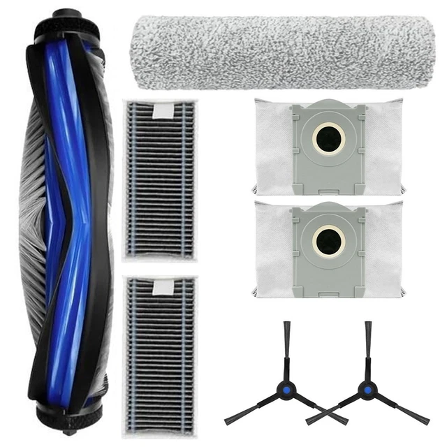 Kit De Rechange Pour Robot Aspirateur : Brosse Principale + Latérales + Filtres | Compatible Lefant U180, OKP K8, K7