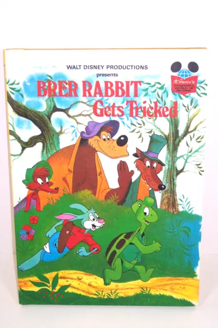 Brer Rabbit Gets Tricked 1981 Book Disney Wonderful World of Reading Wwor