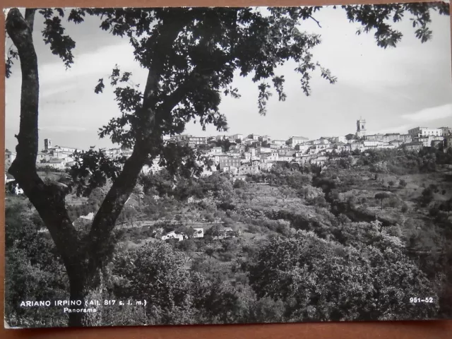 PANORAMA ARIANO IRPINO 1963 FOTO D EPOCA Vecchia fotografia Avellino cartolina