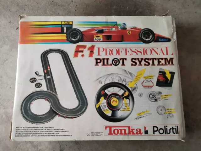 Pista  Polistil F1 professional pilot system vintage anni 80,90 pista elettrica