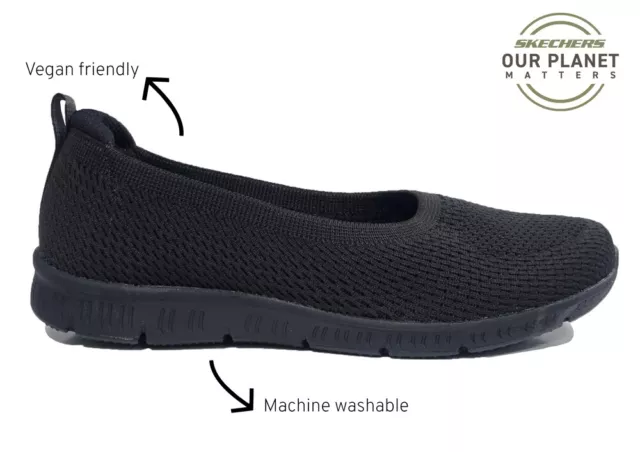 Skechers Our Planet Matter Trainers para mujer zapatos veganos sin cordones zapatos informales talla