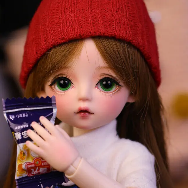 1/6 BJD Doll Face Makeup Eyes Wig Clothes Shoes Hat Ball Jointed Girl Gift Toys