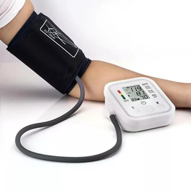 Digital Automatic Blood Pressure Monitor Large Cuff Heart Rate Measuring Devices 3