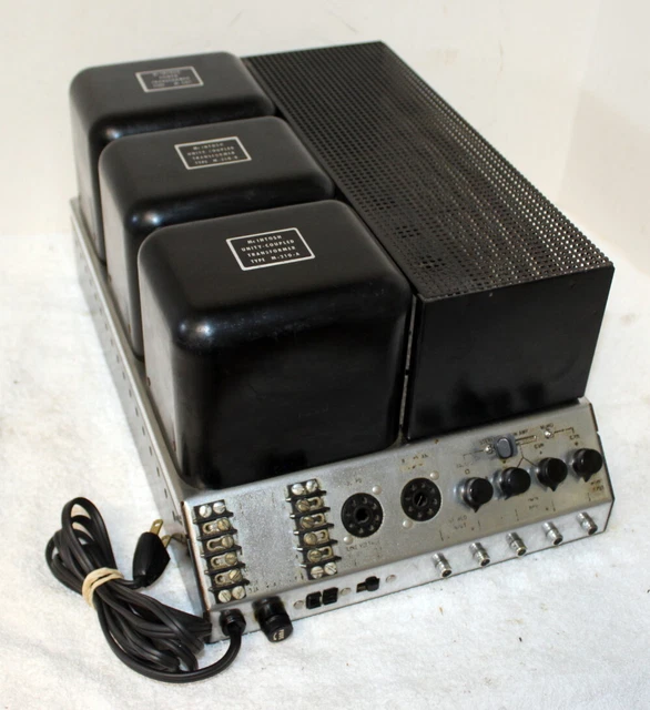 McIntosh MC240 6L6 Tube Power Amp w/ Cage ~ Working ~ Needs TLC ~ No Tubes Incl McIntosh MC240 6L6 Tube Power Amp w/ Cage ~ Working ~ Needs TLC ~ No Tubes Incl