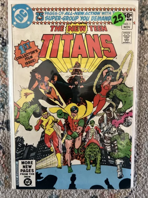 New Teen Titans #1 (1980) 1ST APPEARANCE OF RAVAGER 2nd New Teen Titans