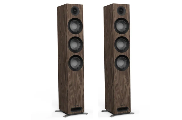 JAMO S 809 Walnut Floor-standing Speakers. Thunderous Bass with