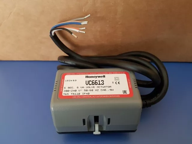 Honeywell Moteur Vanne Trois Voies 220V Spdt VC6613 À Micro Détourner Câble 1MT