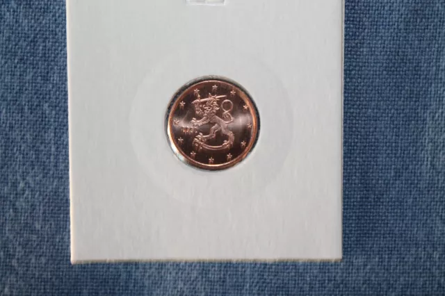 1 Cent Kursmünze 2002 Finnland aus Rolle Kursmünzen UNC Auflage 659.000 RAR!!!