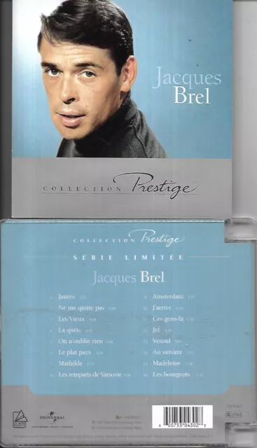 Cd 16 Titres Jacques Brel Collection Prestige Best Of 2007