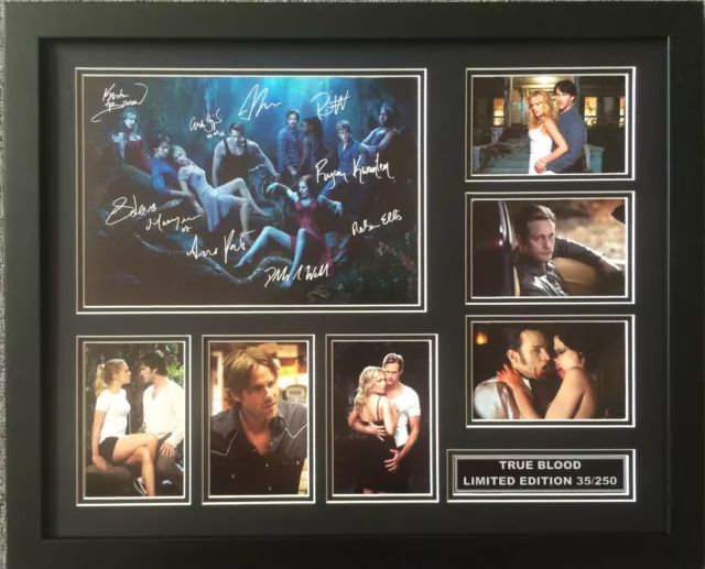 True Blood Cast Signed Limited Edition Framed Memorabilia