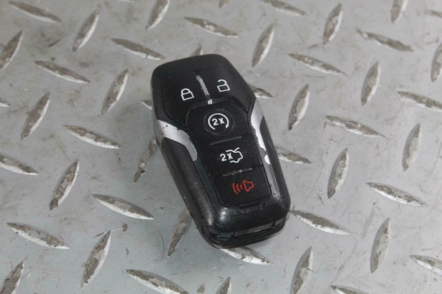 *NOTE*15-17 MUSTANG Silver/Black 5x Five Button Key Fob Remote Keyfob Unit