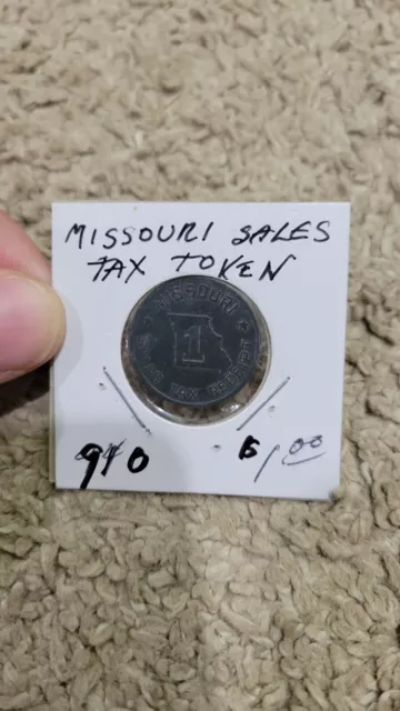 Vintage Missouri Sales Tax Medal Token