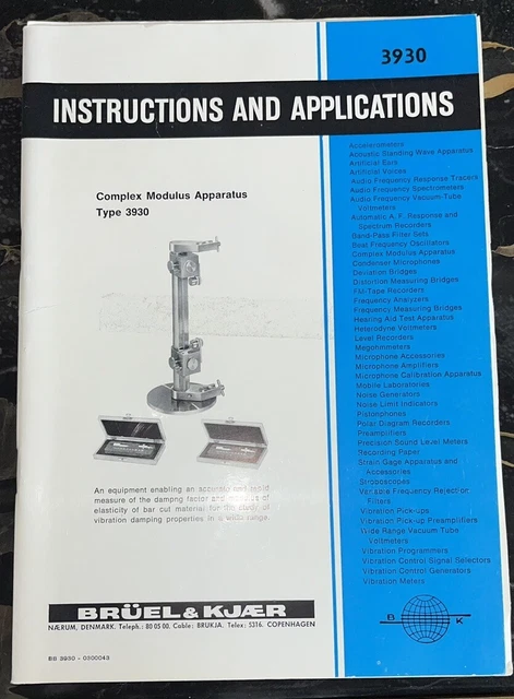Bruel & Kjaer INSTRUCTIONS MANUAL 4153 English ORIGINAL
