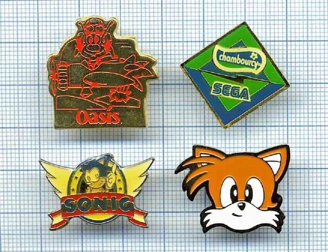 Pin's SEGA Formule 1 GP Monaco - Jeu Vidéo F1 - Zamac - Édition Signée